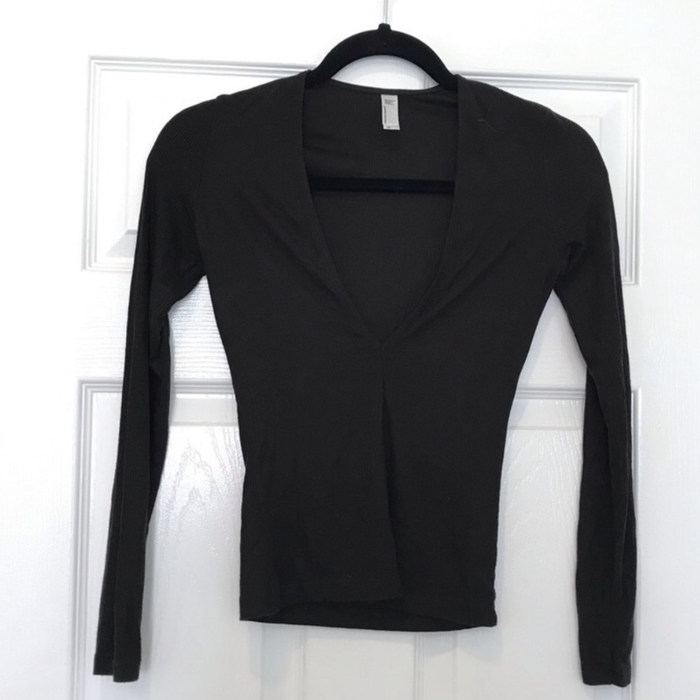 American Apparel 2x2 rib venture top